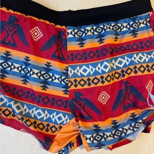 Tachuntfish Multicolor Patterned Shorts